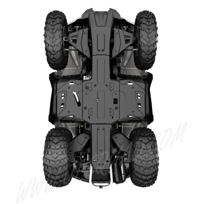 Kit Plaques De Protection Pour Quad Universal Angled Protection Chassis Complete Robuste Et Durable main image 1