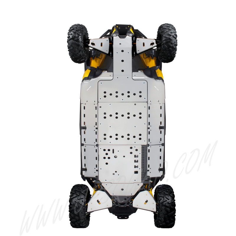 Kit Plaques De Protection Pour Quad Universal Fd 1200 Protection Chassis Complete Robuste Et Durable