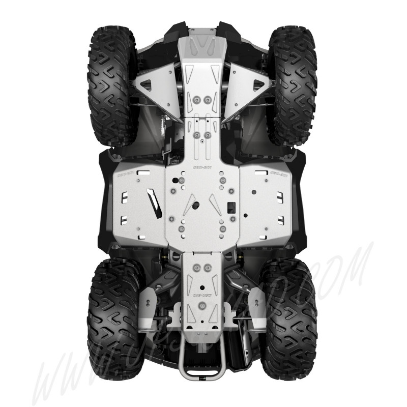 Kit Plaques De Protection Pour Quad Mxu 700 2019 2019 Protection Chassis Complete Robuste Et Durable